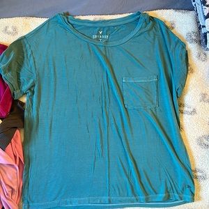 American Eagle Soft & Sexy T-shirt Dark Teal size Small